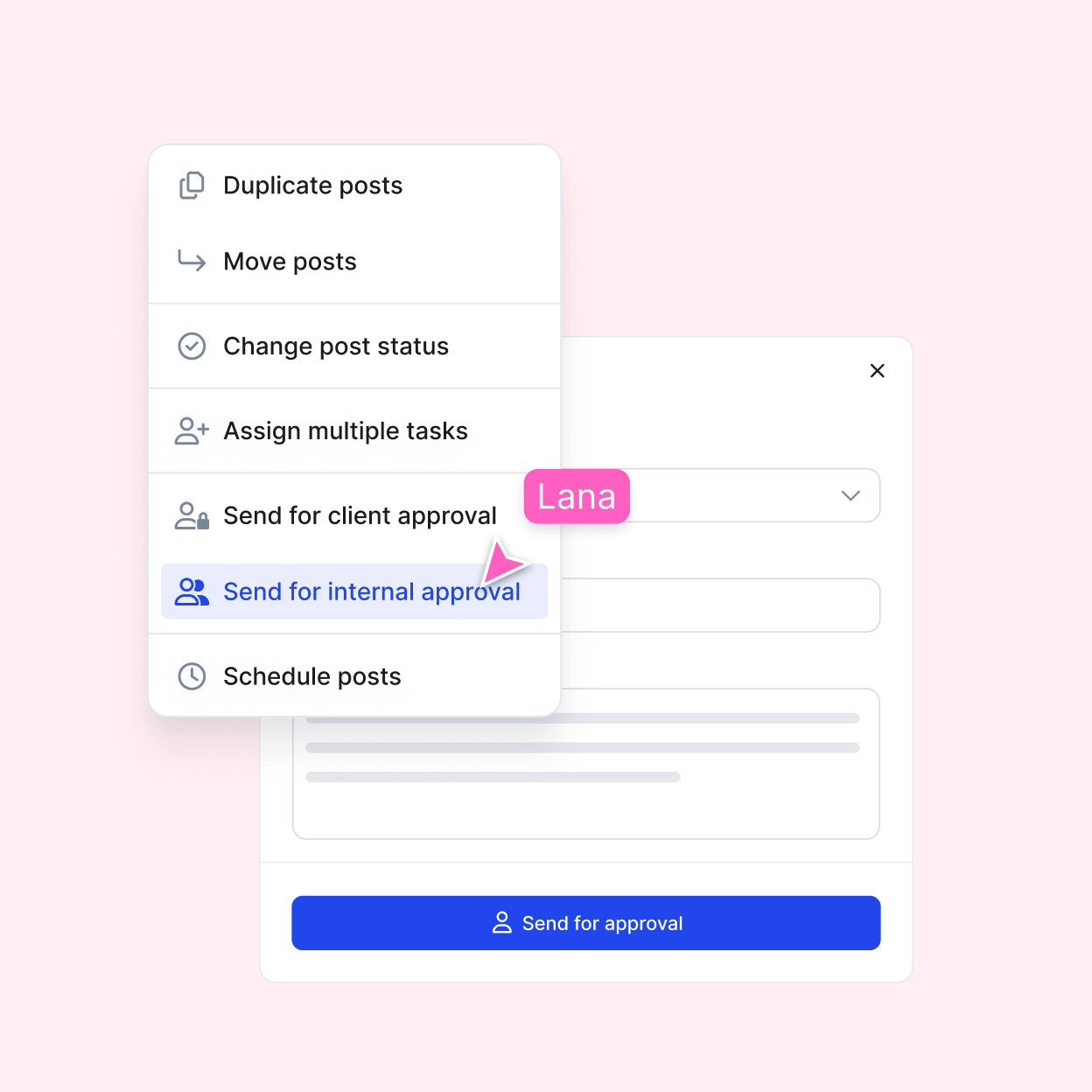 Odeslat ke schválení.