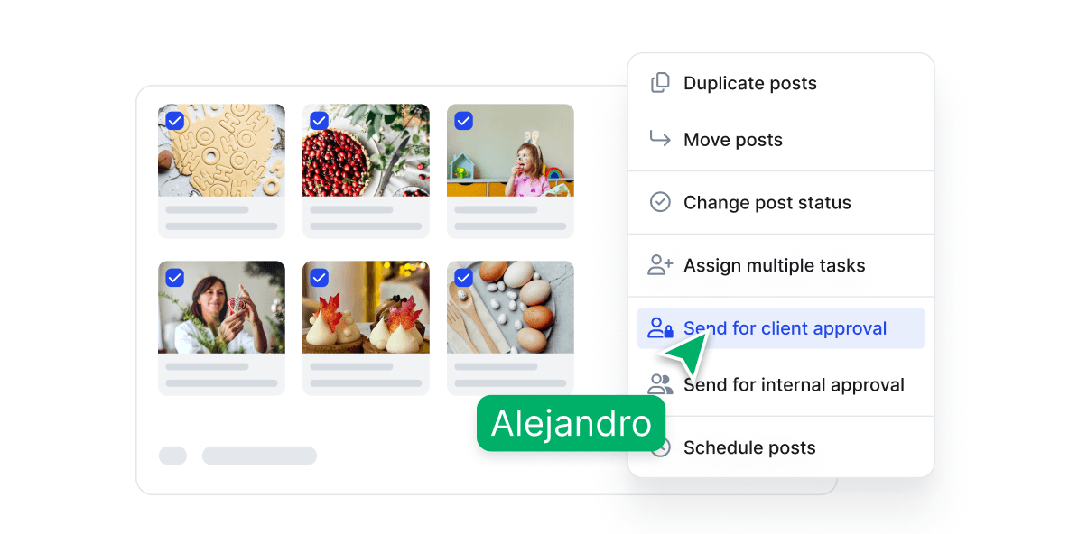 Požádat o schválení.